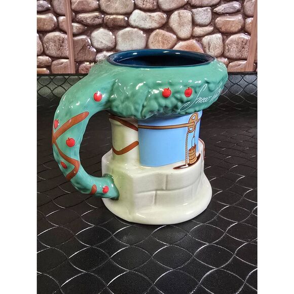 Disney Parks Snow White Wishing Well Mug Cup The Kindest One of All Sculpted 3-D - Picture 2 of 9
